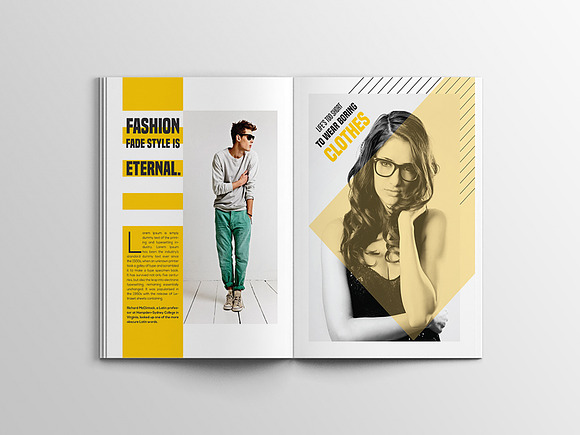 Linda Fashion Megazine Template in Magazine Templates - product preview 7