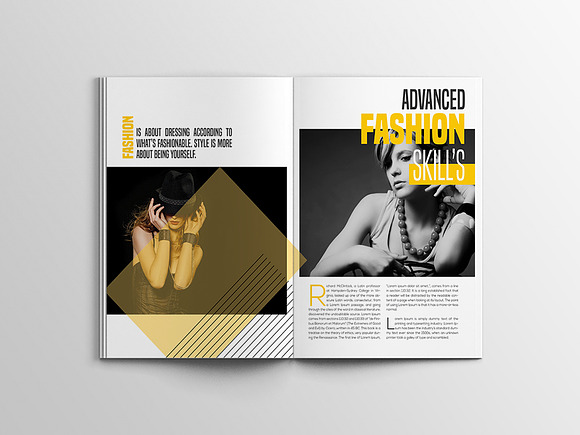 Linda Fashion Megazine Template in Magazine Templates - product preview 8
