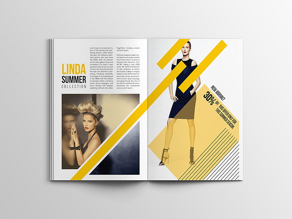 Linda Fashion Megazine Template in Magazine Templates - product preview 11