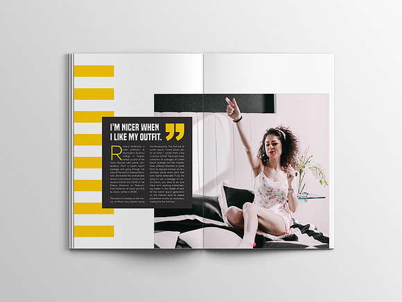Linda Fashion Megazine Template in Magazine Templates - product preview 12