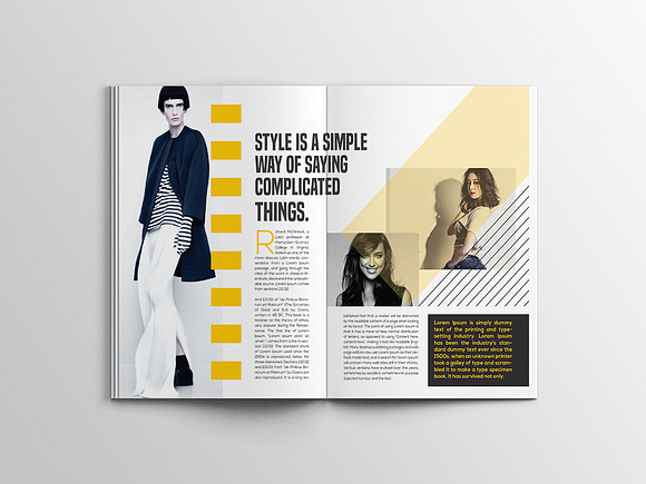Linda Fashion Megazine Template in Magazine Templates - product preview 14