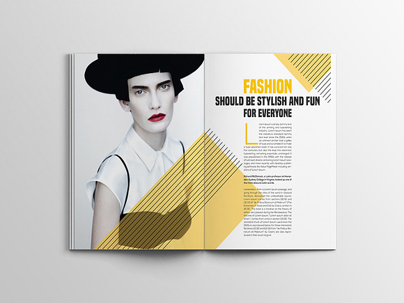 Linda Fashion Megazine Template in Magazine Templates - product preview 16