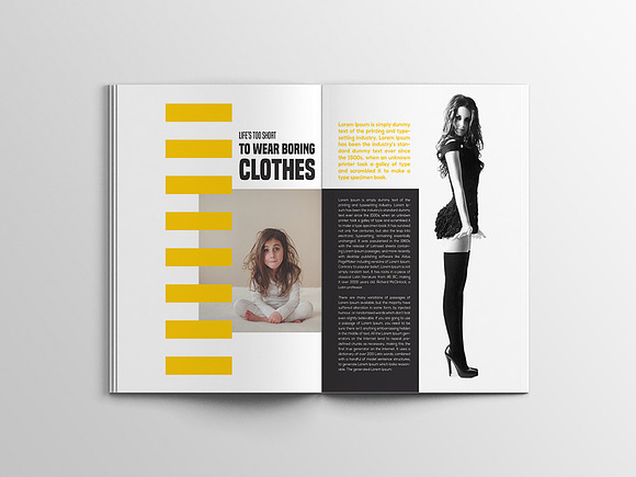 Linda Fashion Megazine Template in Magazine Templates - product preview 17
