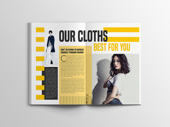 Linda Fashion Megazine Template in Magazine Templates - product preview 18