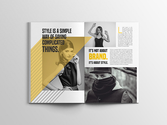 Linda Fashion Megazine Template in Magazine Templates - product preview 19
