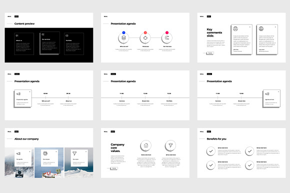 MINI Keynote Template in Keynote Templates - product preview 2