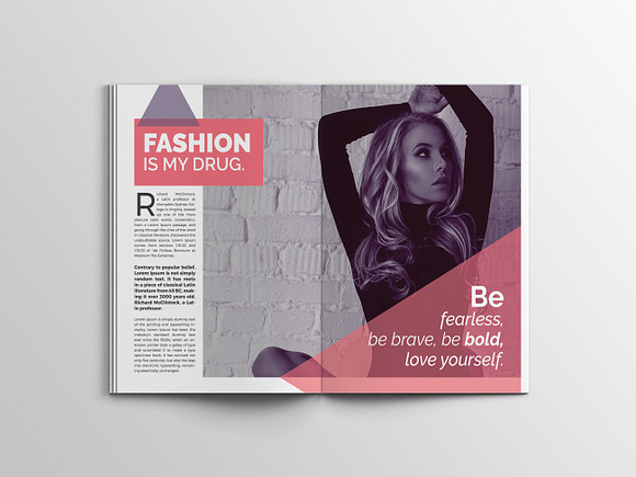 PRETTY Fashion Magazine Template in Magazine Templates - product preview 4