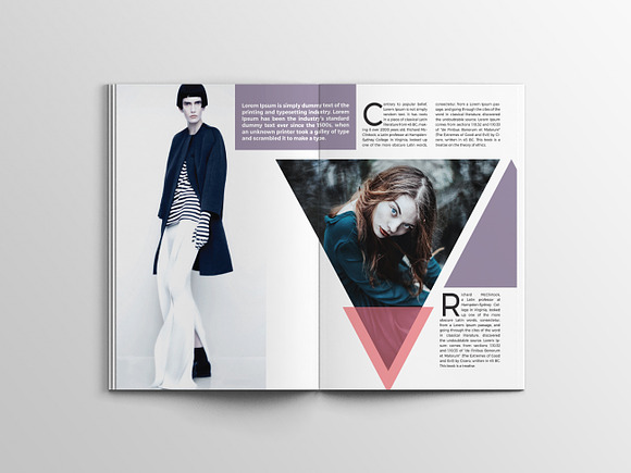 PRETTY Fashion Magazine Template in Magazine Templates - product preview 9