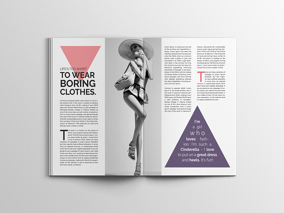 PRETTY Fashion Magazine Template in Magazine Templates - product preview 15
