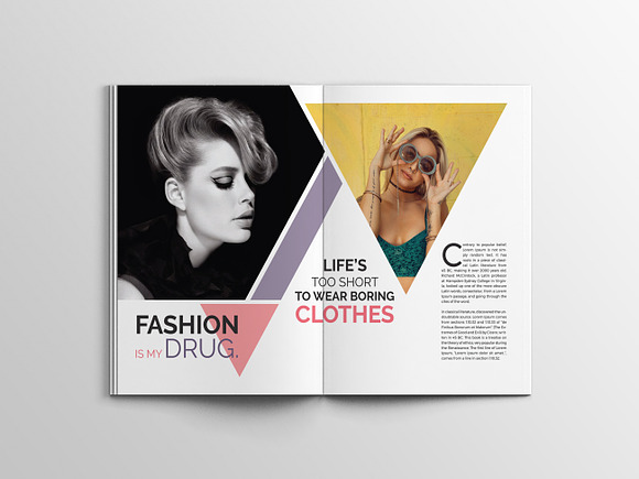 PRETTY Fashion Magazine Template in Magazine Templates - product preview 16