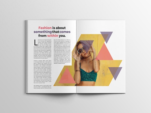 PRETTY Fashion Magazine Template in Magazine Templates - product preview 19