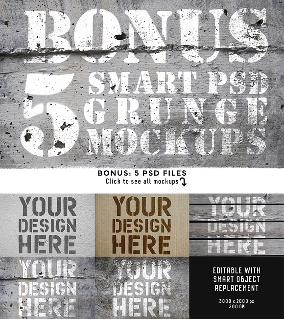 Stencil design kit in Objects - product preview 11