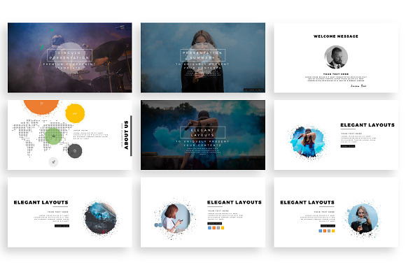 CIRCULO Keynote Template + Vectors ! in Keynote Templates - product preview 1