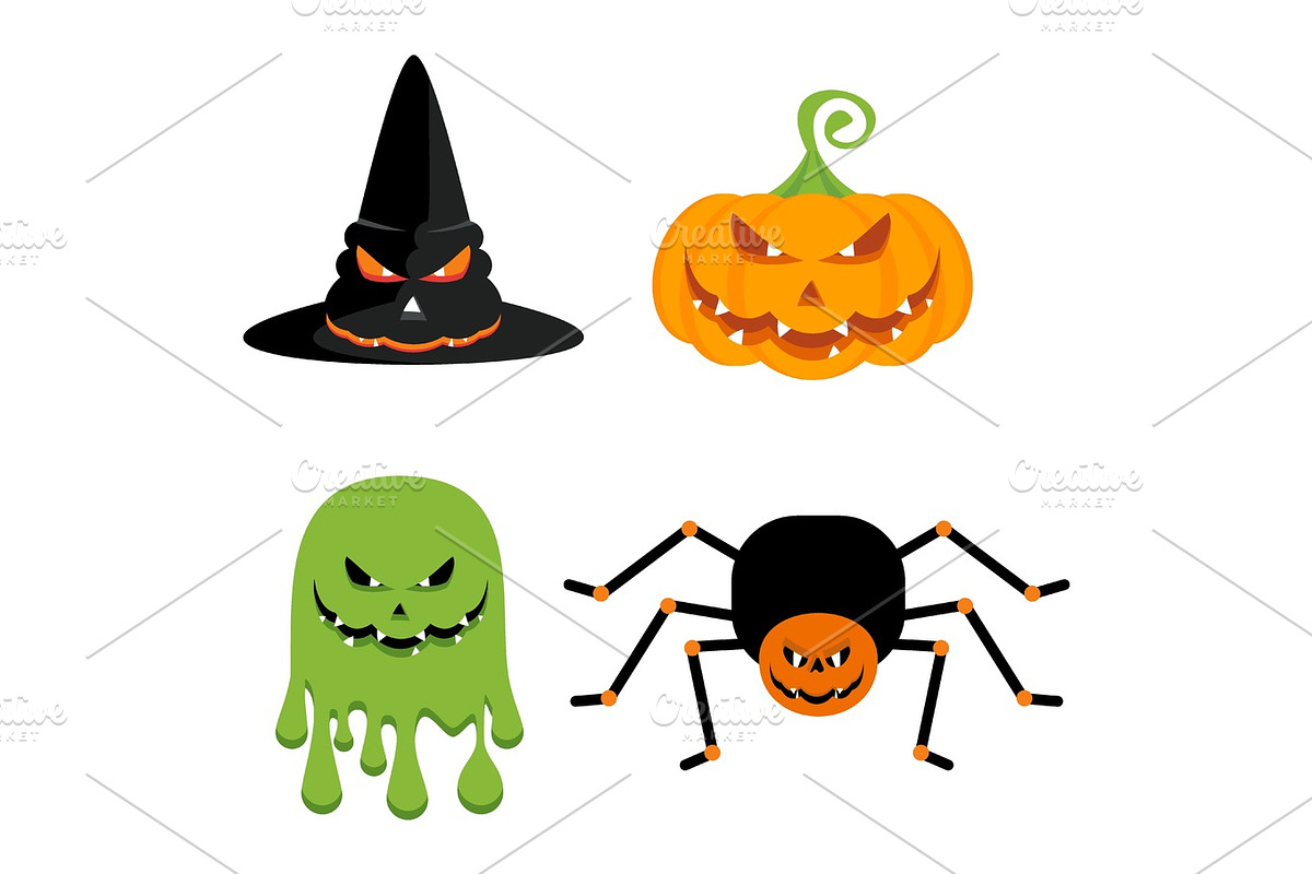 evil halloween characters in Illustrations - product preview 8