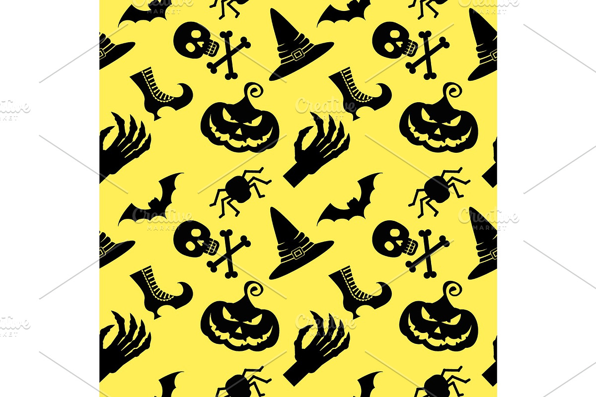 pattern halloween witch in Illustrations - product preview 8