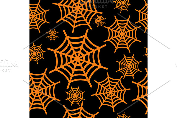 spider web orange