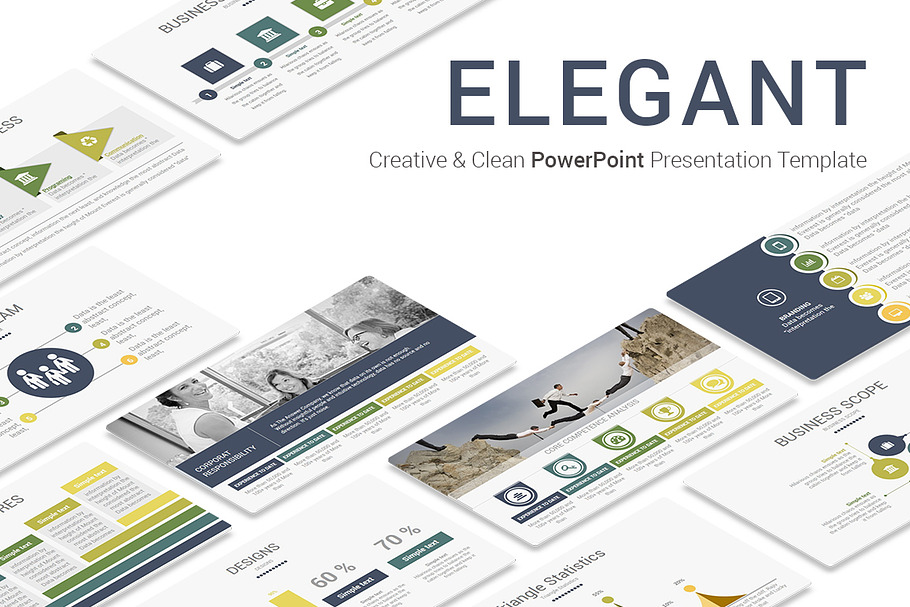 Elegant PowerPoint Template in PowerPoint Templates - product preview 8