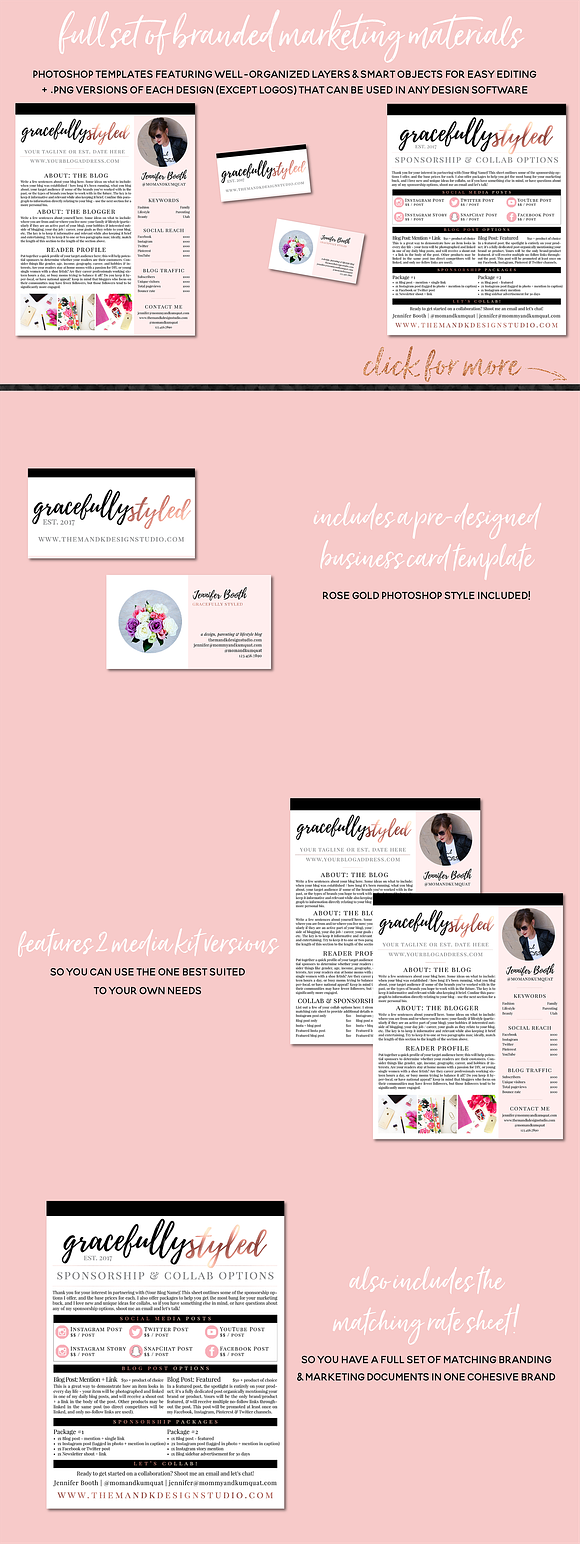 Fashion & Lifestyle Blog Brand Pack in Templates - product preview 10
