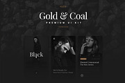 Gold & Coal - UI Kit
