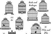 Birdcage Vectors and Clipart