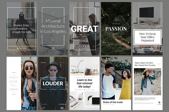 50 Instagram Stories Bundle in Instagram Templates - product preview 4