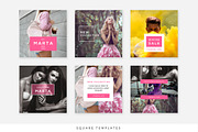 Pink Fashion Instagram Pack