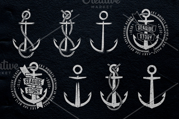 Anchor nautical logos in Logo Templates - product preview 2