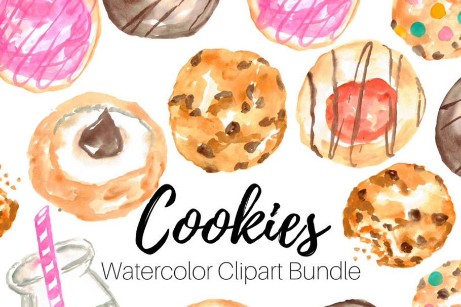 Watercolor Cookies