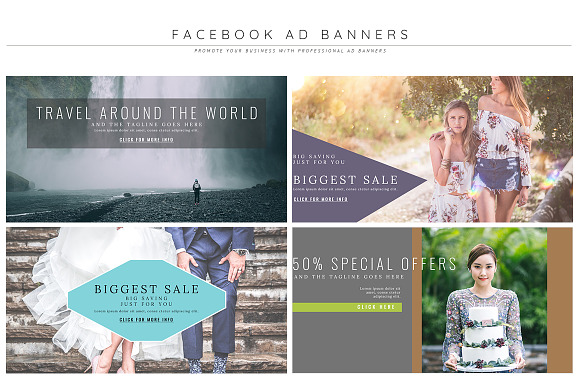 All in One Facebook Bundle in Facebook Templates - product preview 37