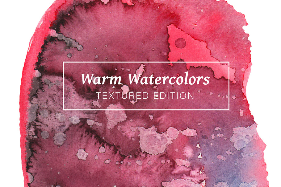 Warm Textured Watercolors