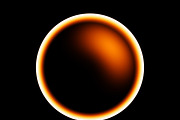Glowing sun sphere illustration background