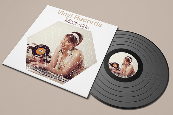 Vinyl Record Mockup in Product Mockups - product preview 2