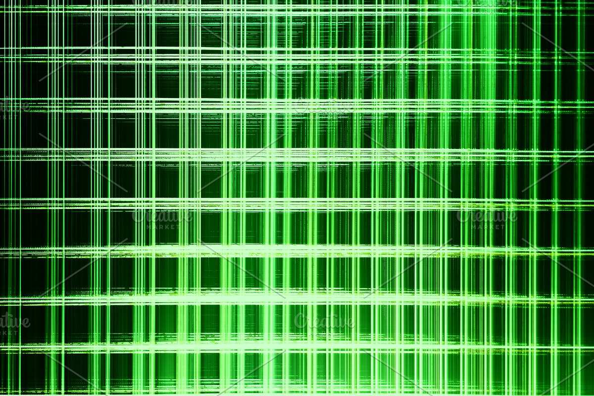 Green matrix blocks illustration background in Objects - product preview 8