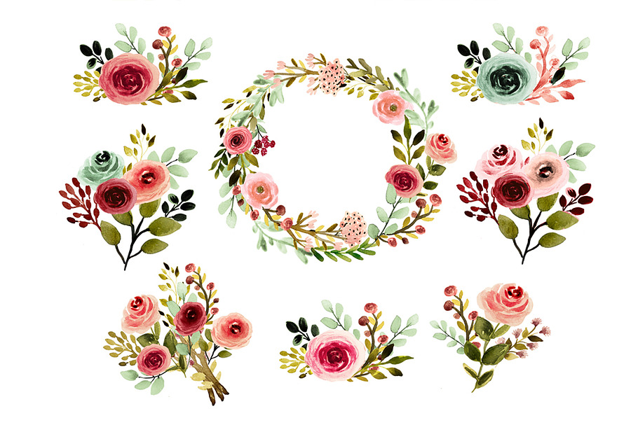 Spring florals in Graphics - product preview 8