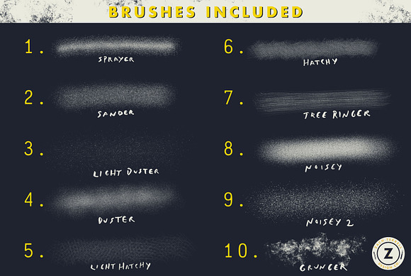 Procreate Texture Brush Pack in Add-Ons - product preview 2