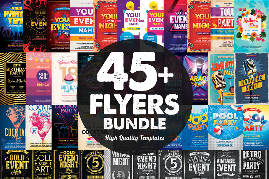 45+ Flyers Bundle in Flyer Templates - product preview 8