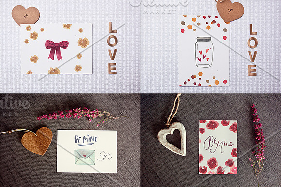 Valentine's Day vol.1 - 7 mockups in Branding Mockups - product preview 3