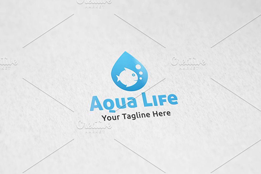 Aquarium - Logo Template in Logo Templates - product preview 8