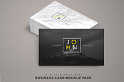 Business Card Mockup Pack