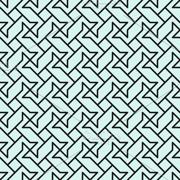Seamless line pattern vectors in Patterns - product preview 7