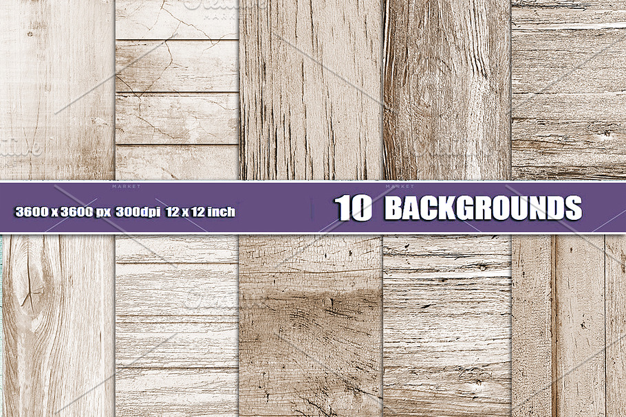 Vintage wood background sepia ovrlay in Textures - product preview 8