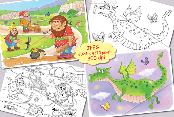 Fairy tale bundle in Illustrations - product preview 4