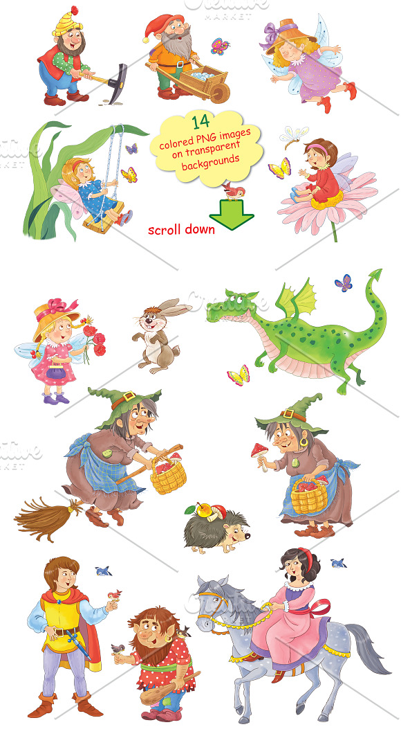 Fairy tale bundle in Illustrations - product preview 7