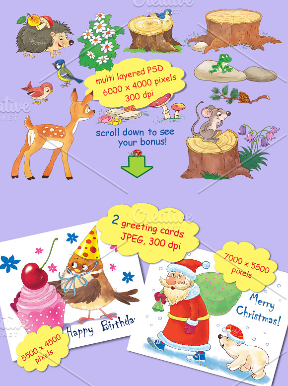 Fairy tale bundle in Illustrations - product preview 11