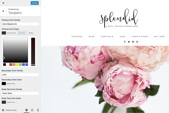 Splendid Wordpress Theme in WordPress Photography Themes - product preview 2