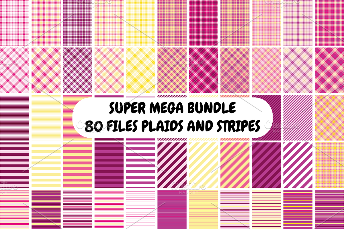 Plaids and Stripes Super Mega Bundle in Patterns - product preview 8