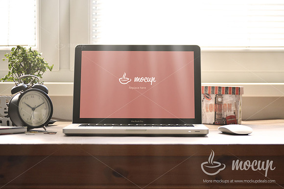 MacBook Mockup Nottingham "A" in Mobile & Web Mockups - product preview 1
