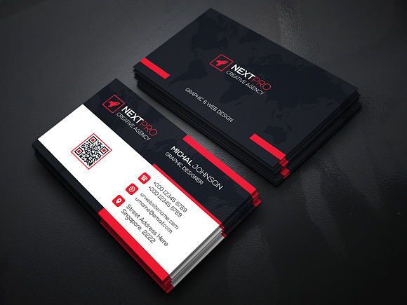 NextPro Business Card in Business Card Templates - product preview 1