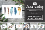 Instagram & Etsy Print Mockup