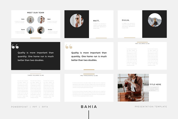 BAHIA Powerpoint Presentation in PowerPoint Templates - product preview 2